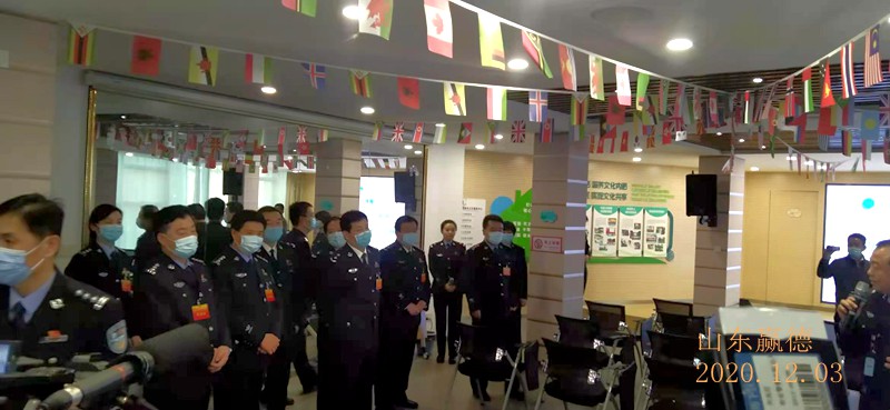 历下区舜井国际化社区召开山东省外国人管理服务网格化工作现场会。